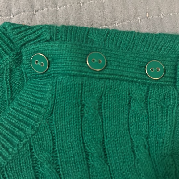 Talbots Woman Green Cable Knit Sweater 3X NWT - Picture 3 of 7